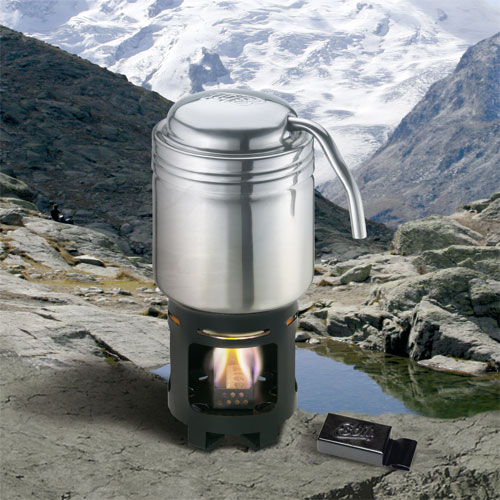 Stainless steel coffee maker